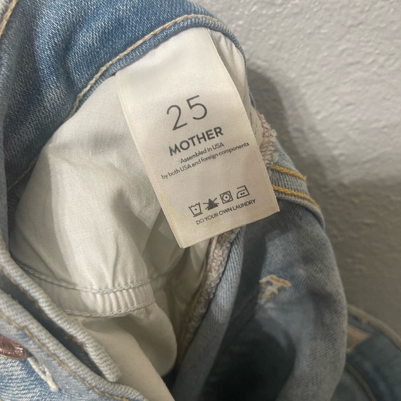Mother The Pony Boy Ankle Fray Jeans - Size 25 - Picture 8 of 9